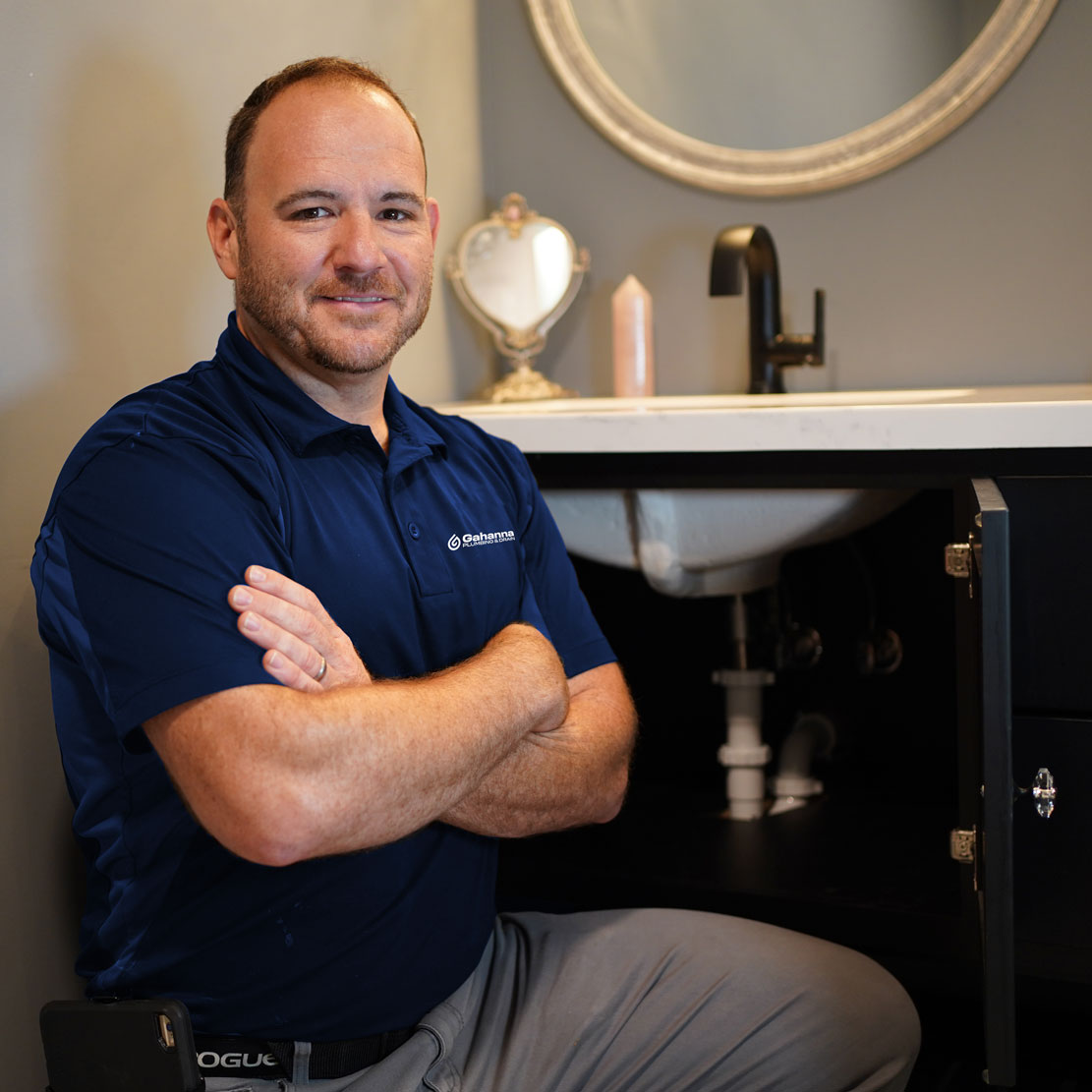 Plumbing next to a sink