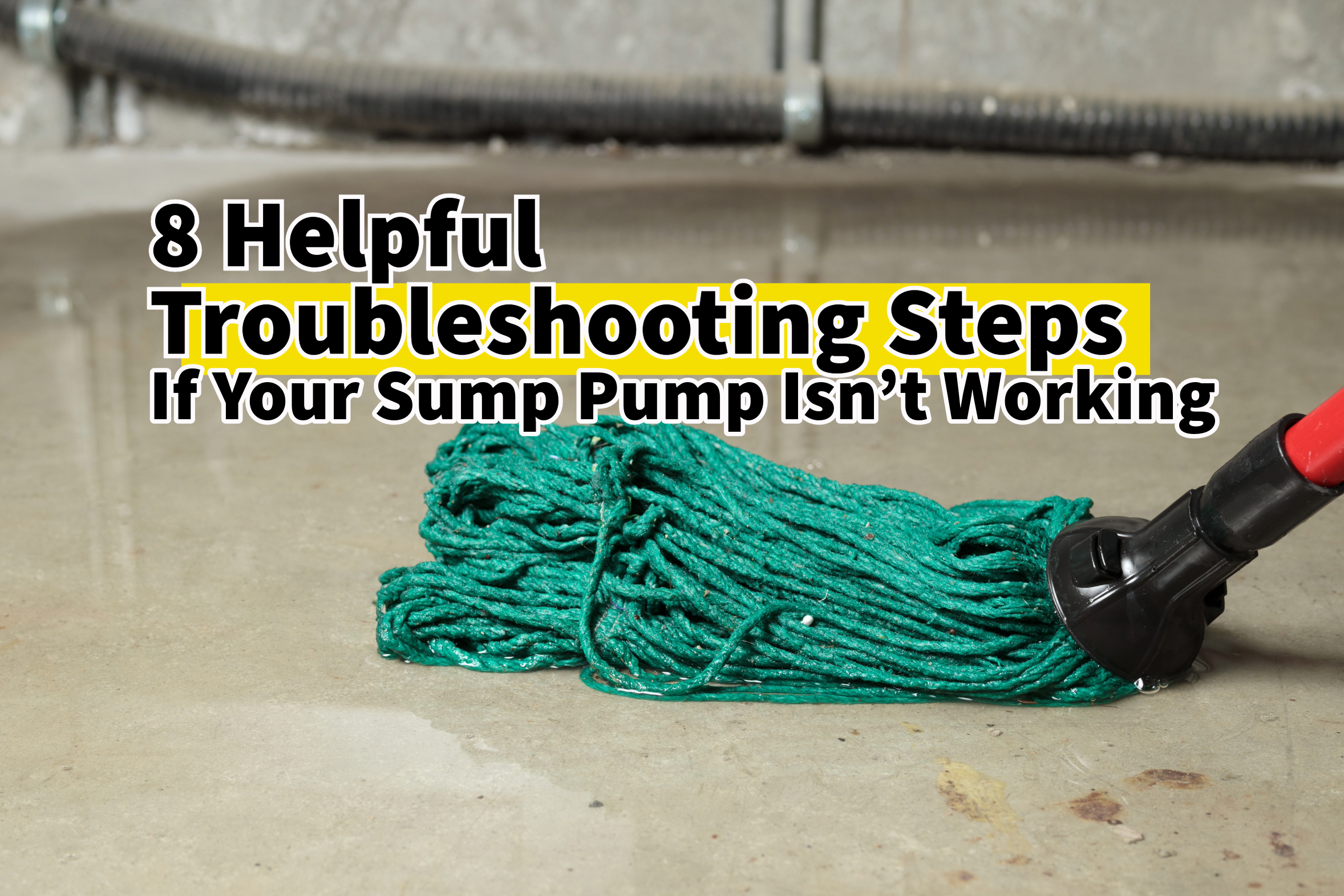 A homeowner’s guide to troubleshooting a malfunctioning sump pump. Plumbing and drain services in Gahanna, Ohio.